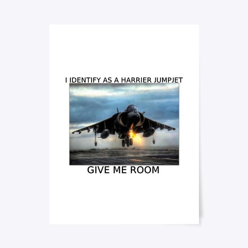 I IDENTIFY AS A HARRIER JUMP JET