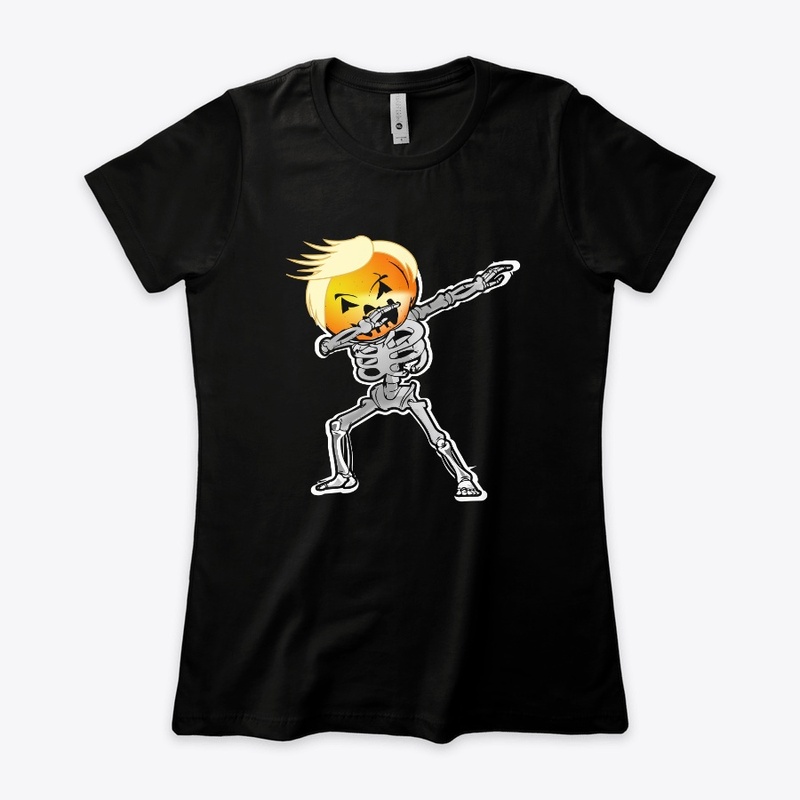 Dabbing Trumpkin Halloween costume tee