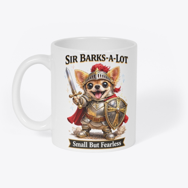 Sir Barks A Lot-Small but Fearless 
