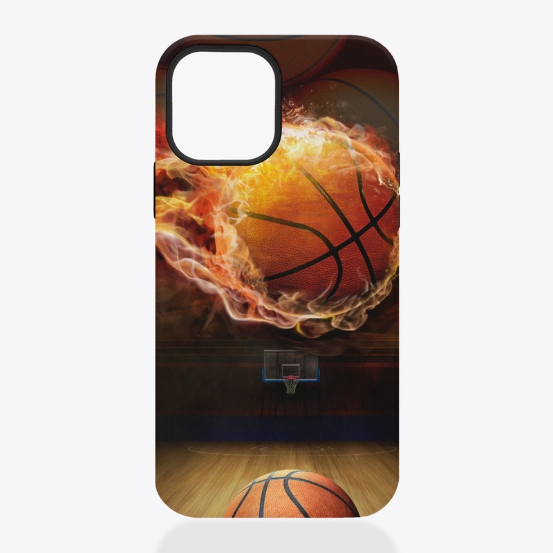 Basketball in Flames