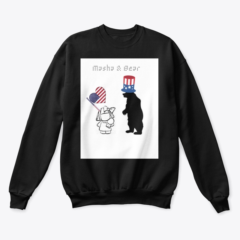 Masha & Bear Happy Independence day Tee!
