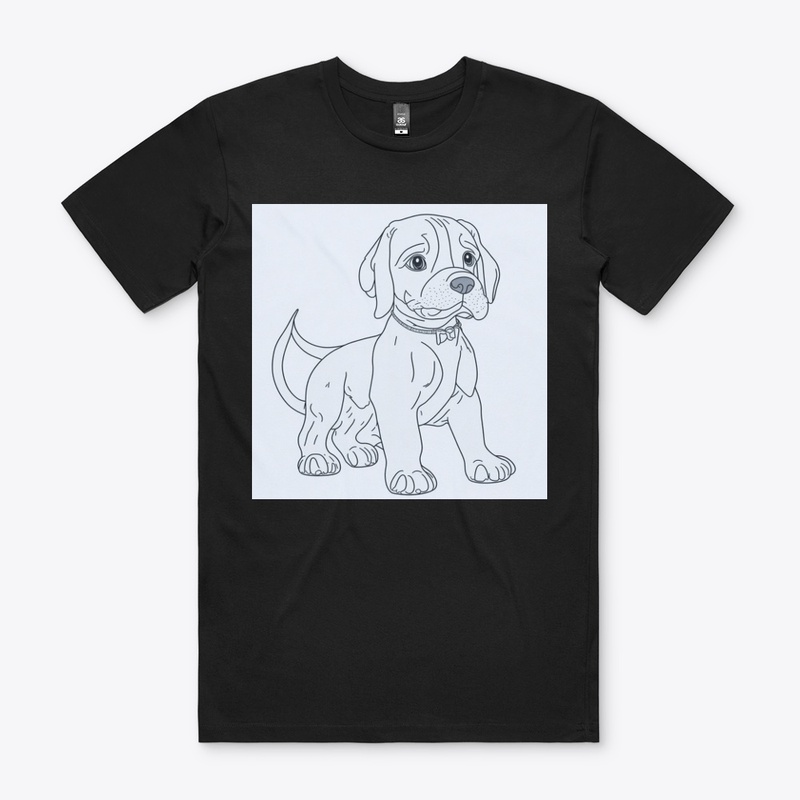 Playful Dog Lineart: Kid's Joy! 🐶🎨