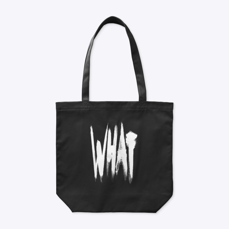 Word What in Radical Typography White