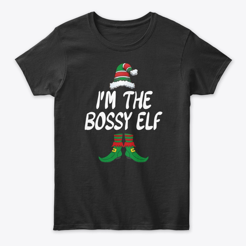 I'M THE BOSSY ELF OUTFIT CHRISTMAS MATCH