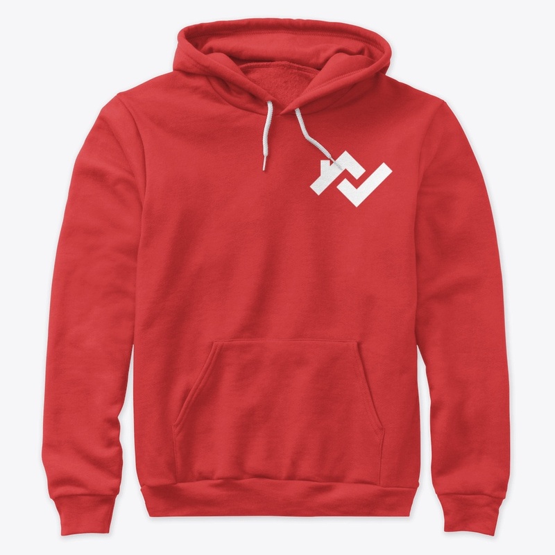 red hoodie
