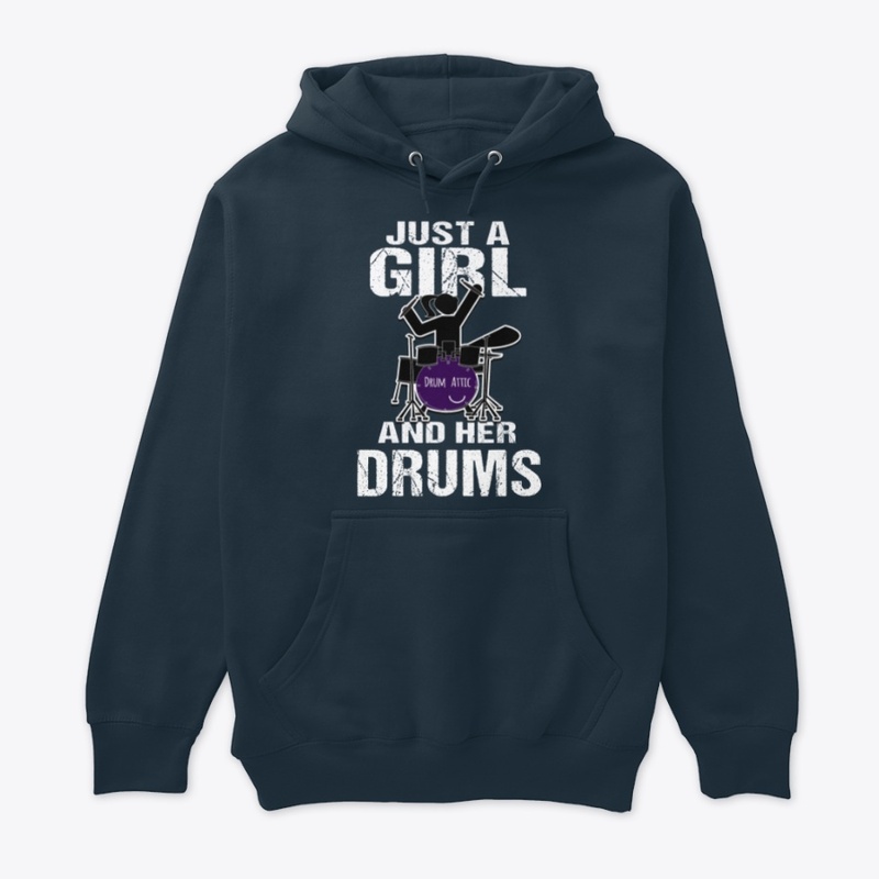 DA - GIRL AND HER DRUMS HOODIE
