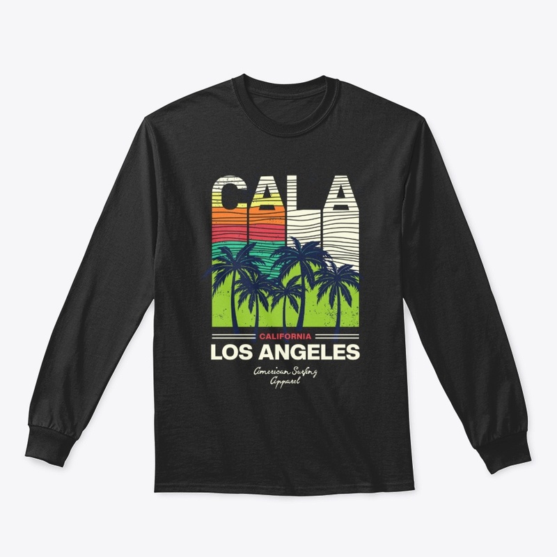 California Surfing Typography Streetwear