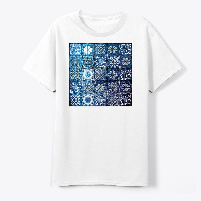Blue Ice Crystals Quilt