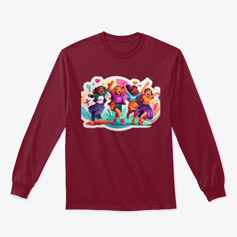 joyful moves girl's dance party t-shirt