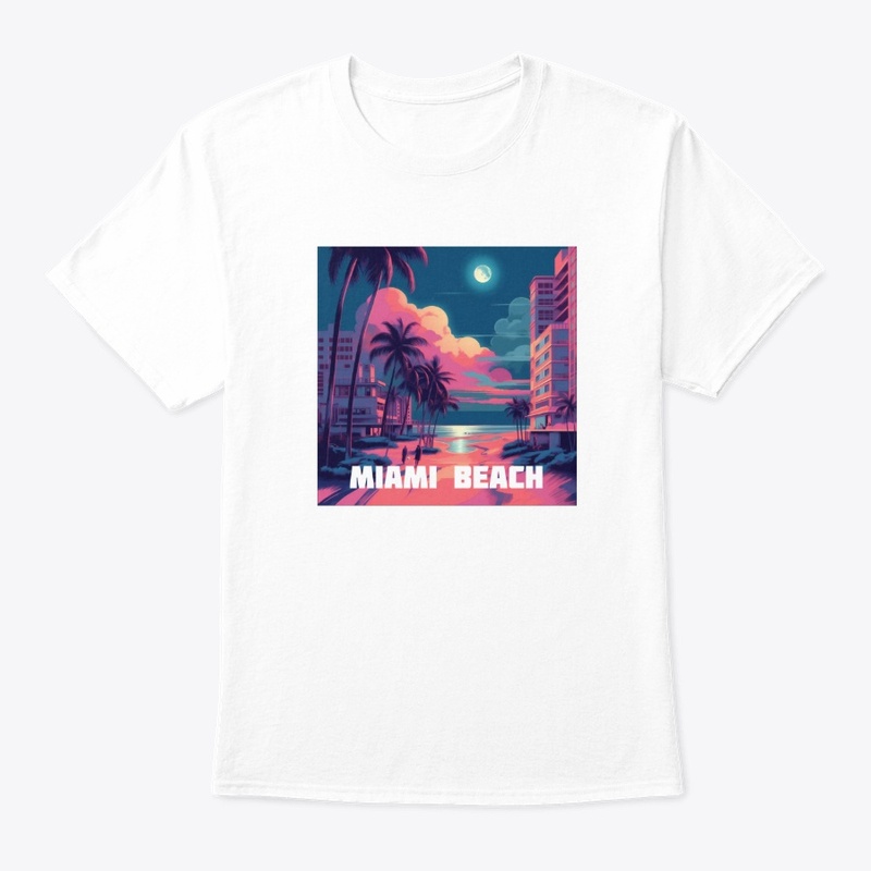 "Moonlit Magic" Miami Beach Graphic