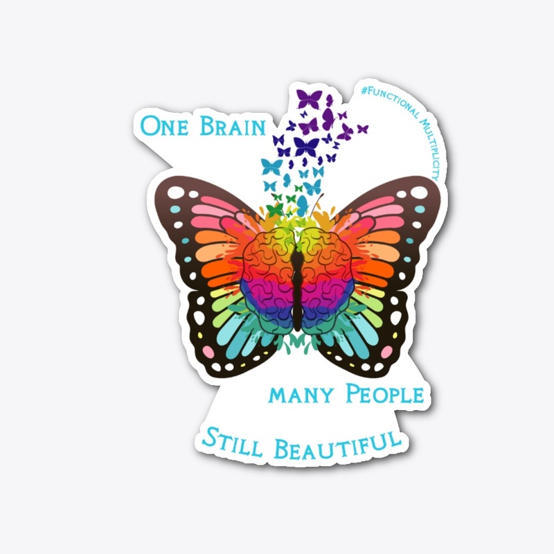 One Brain sticker