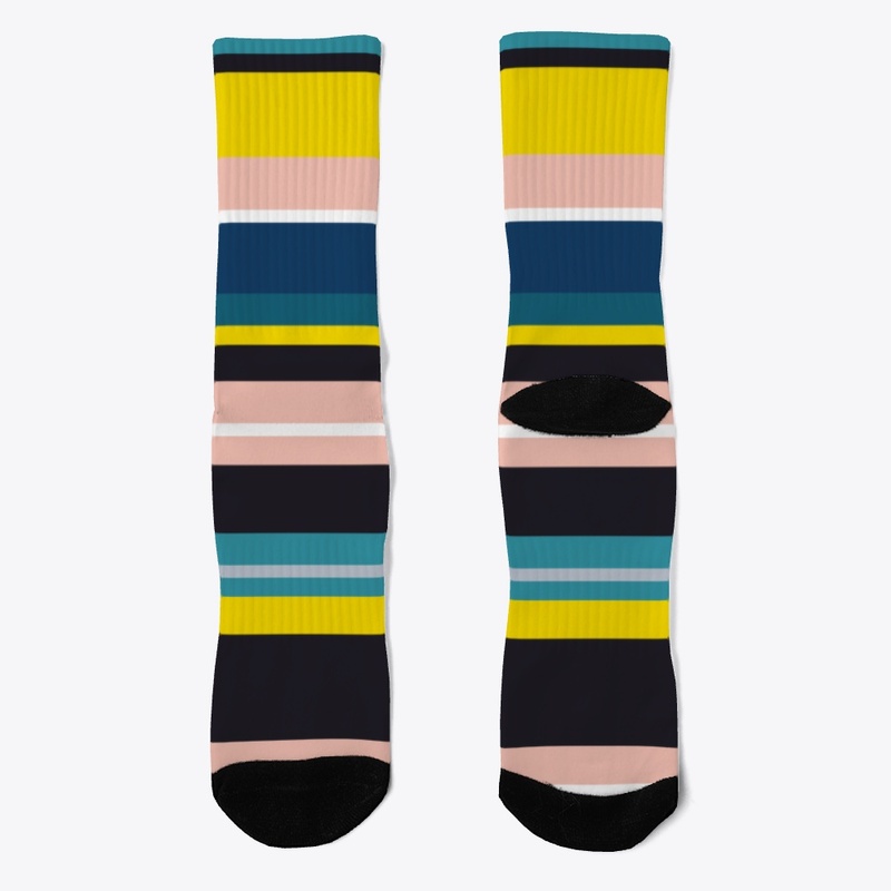 Classic Colorful Striped Art