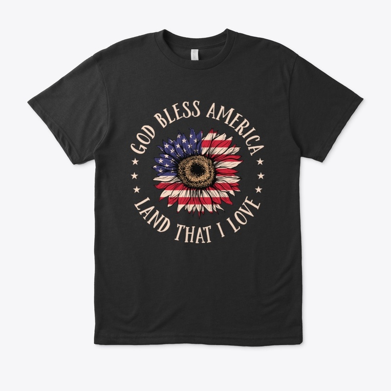 God bless america,Patriot,t-shirt design