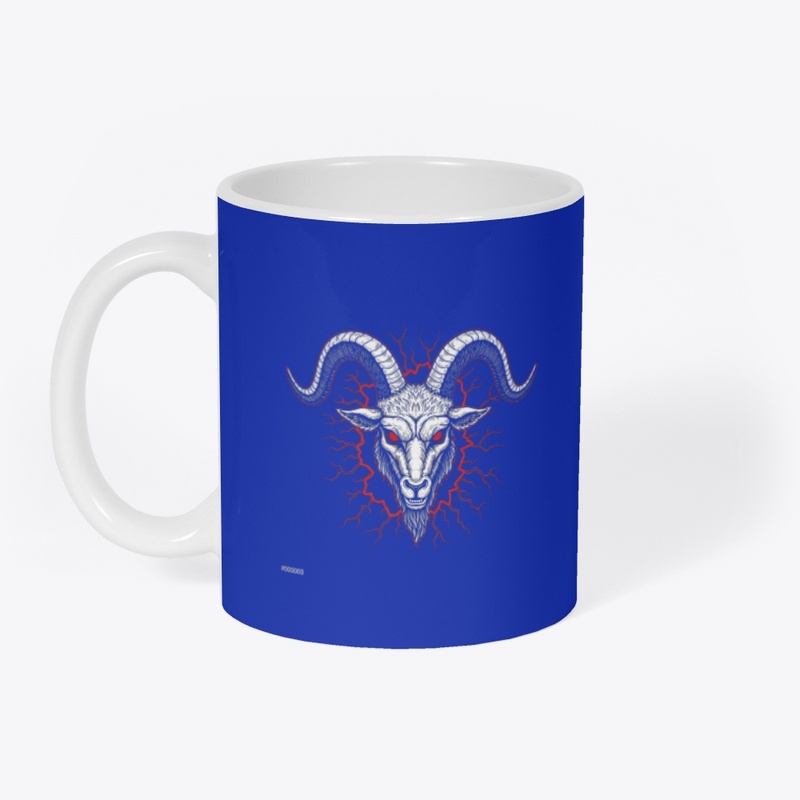 Occult Baphomet Ripping Through Void