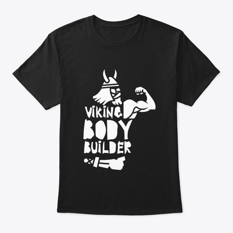 Strongman Bodybuilding Workout Weightlif Black T-Shirt Front