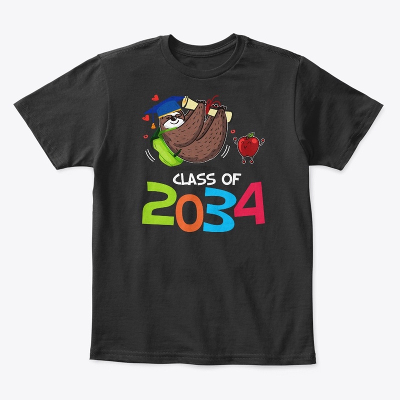 Class Of 2034 Future Sloth Graduate