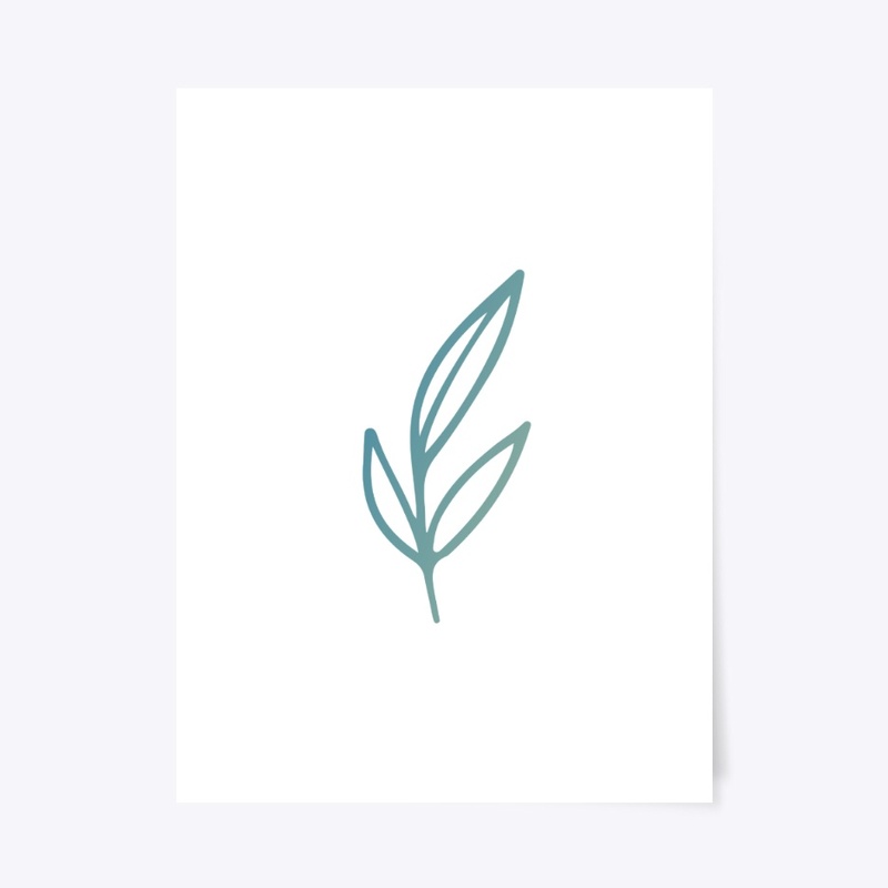 Gradient Clover Leaf