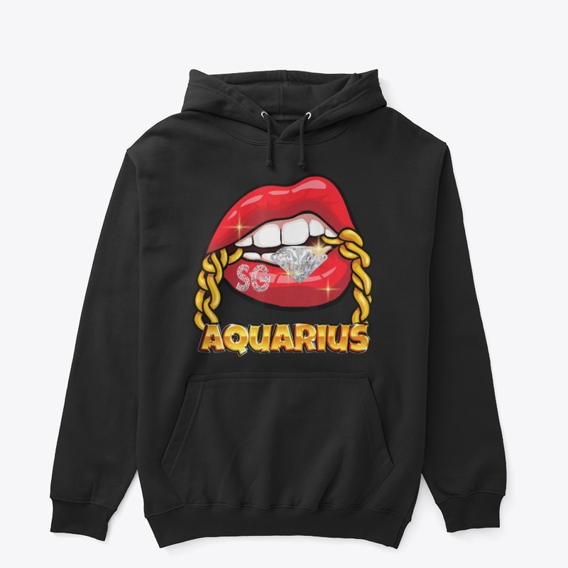 Juicy Lips Gold Chain Aquarius