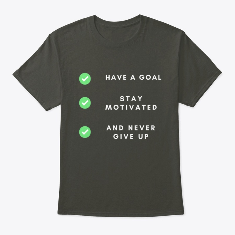 "Never Give Up" Motivational Tee