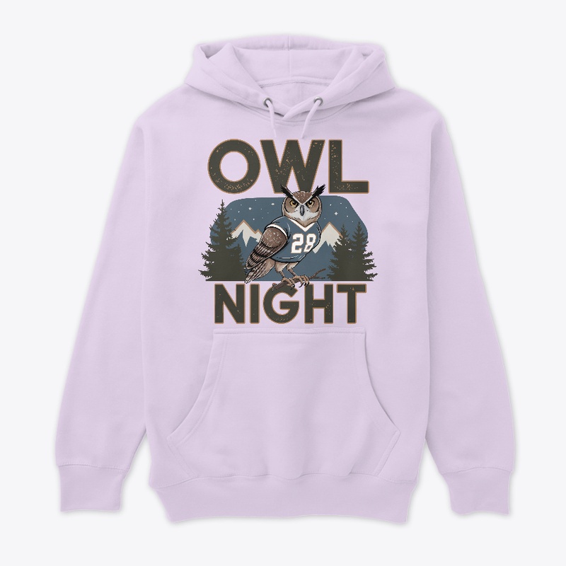 Retro vintage typography owl Hoodie