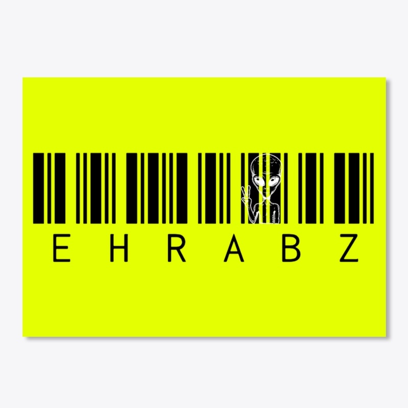 Black Barcode Sticker