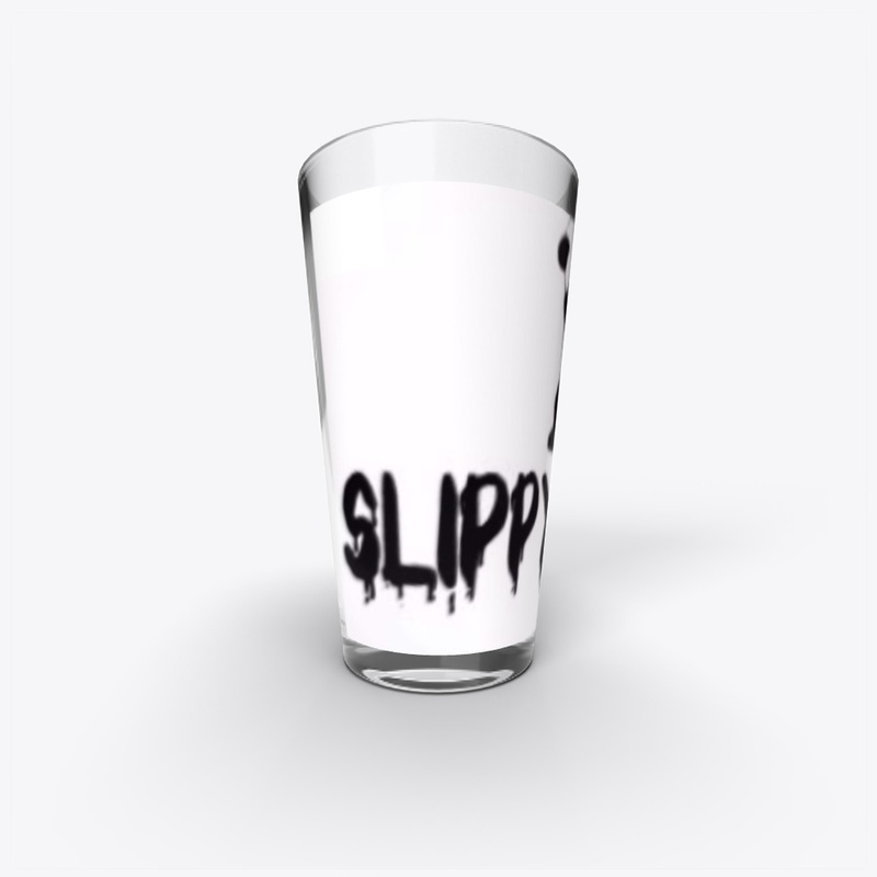 Slippy pint glass