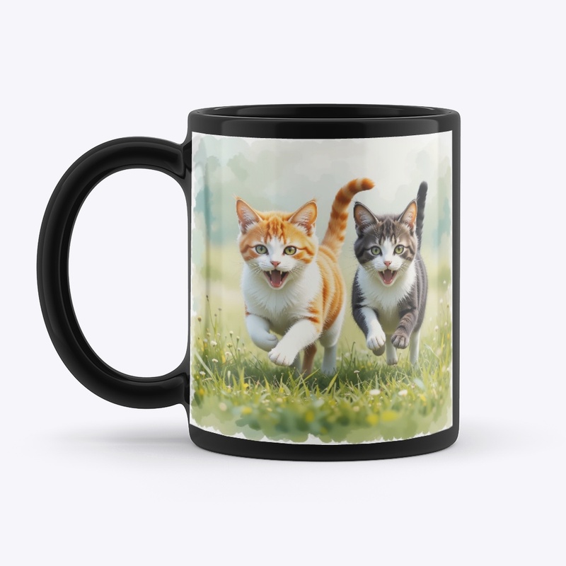two cats