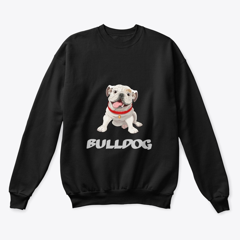 cheerful cartoon Bulldog