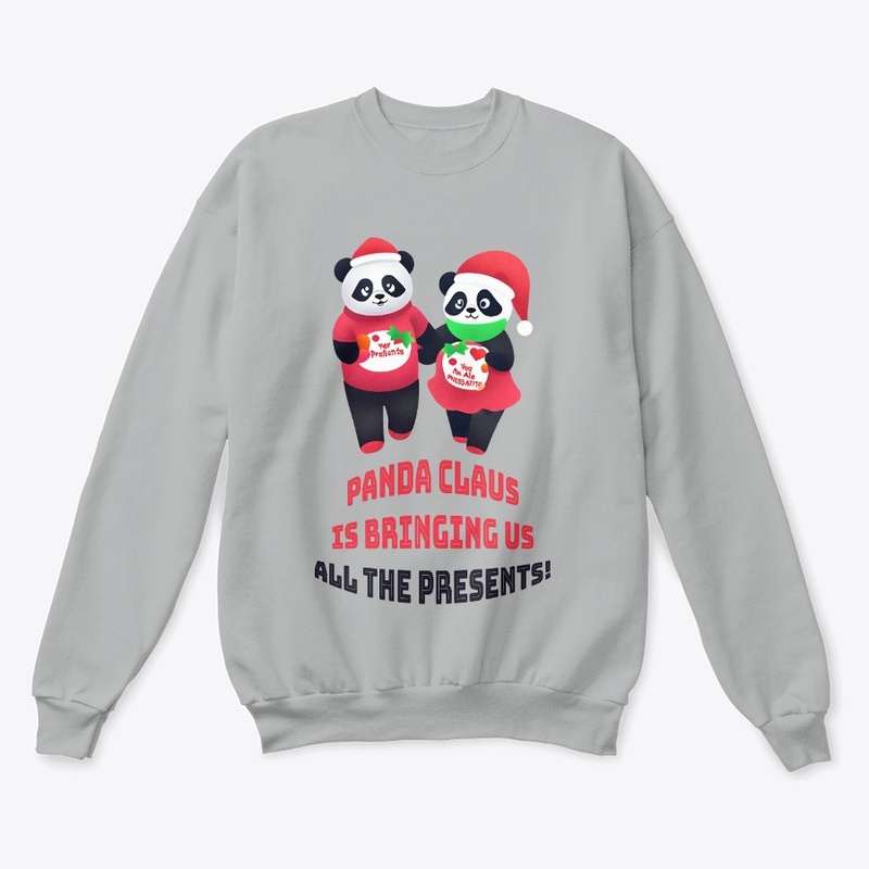Panda Claus is bringing us all the gifts
