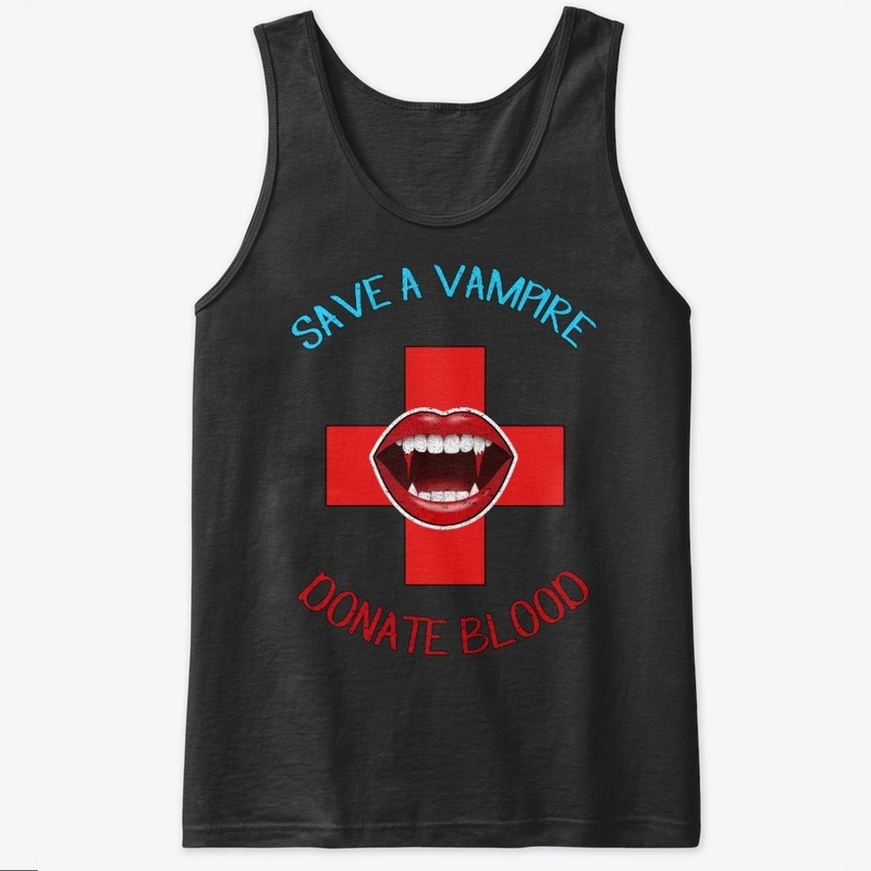 Gift shirt save a vampire donate blood