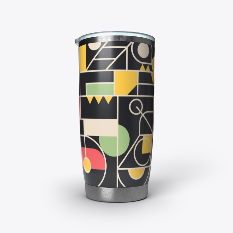 Retro Geometric Ornament Pattern