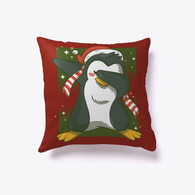 Christmas Dabbing Penguin