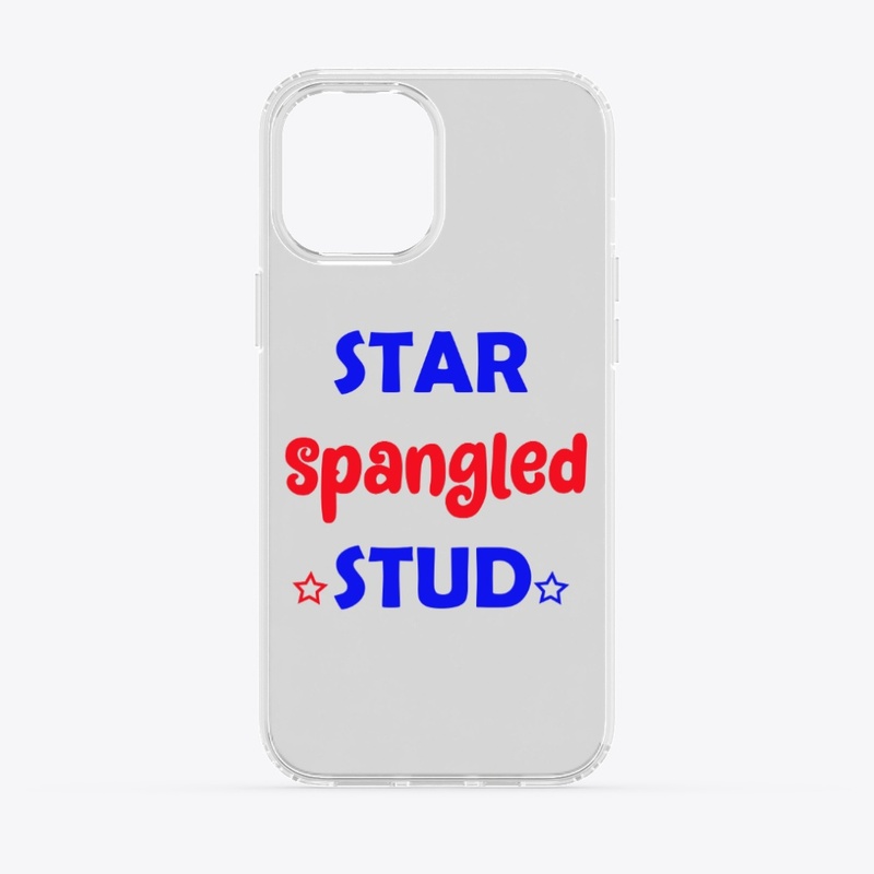 Star Spangled Stud shirt,4th july shirt