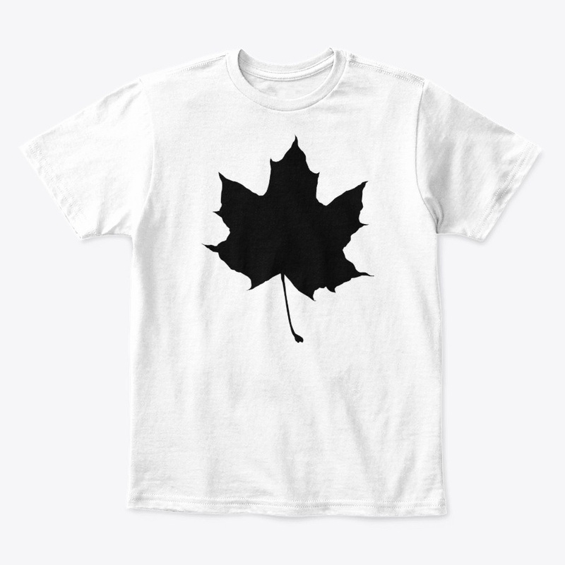 Silhouette of a maple leaf