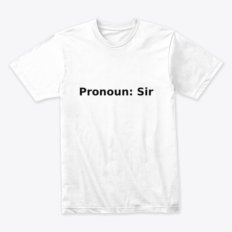 Pronoun: Sir 
