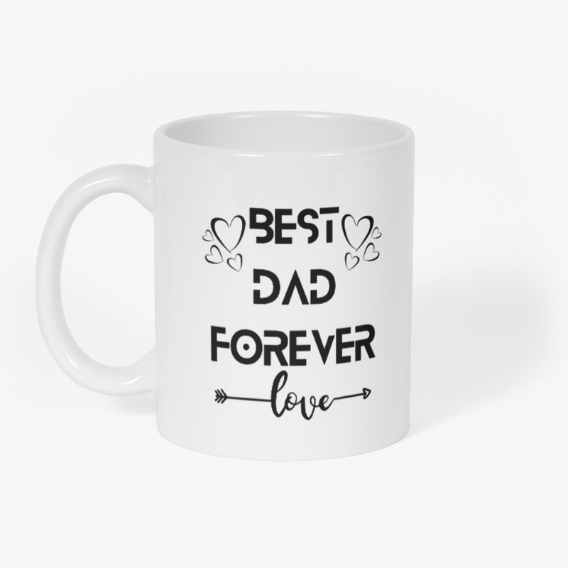 Cute "Best Dad Forever" Coffee Mug