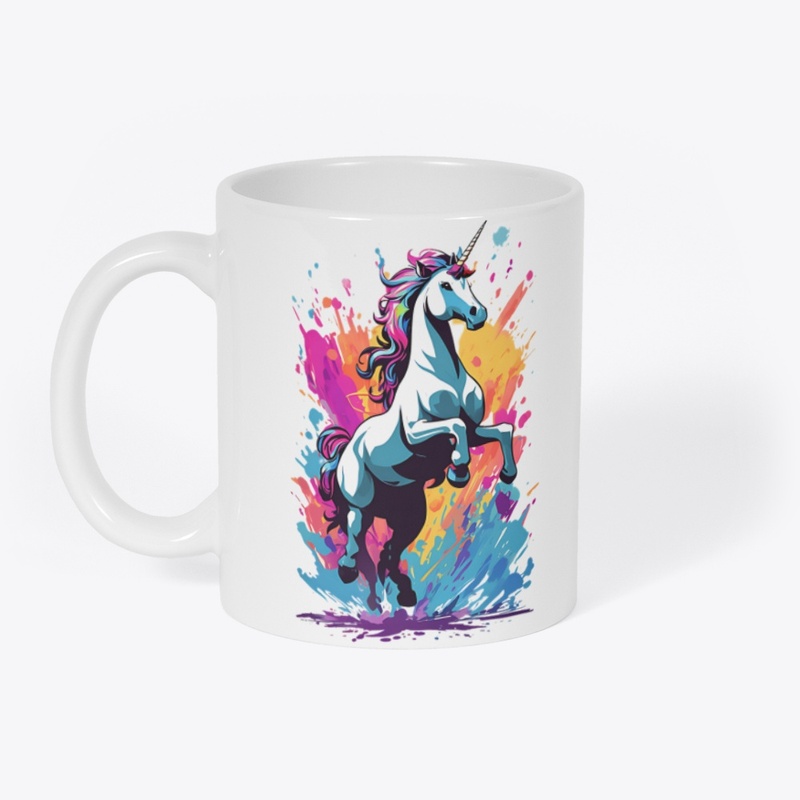 a silhouette of a unicorn