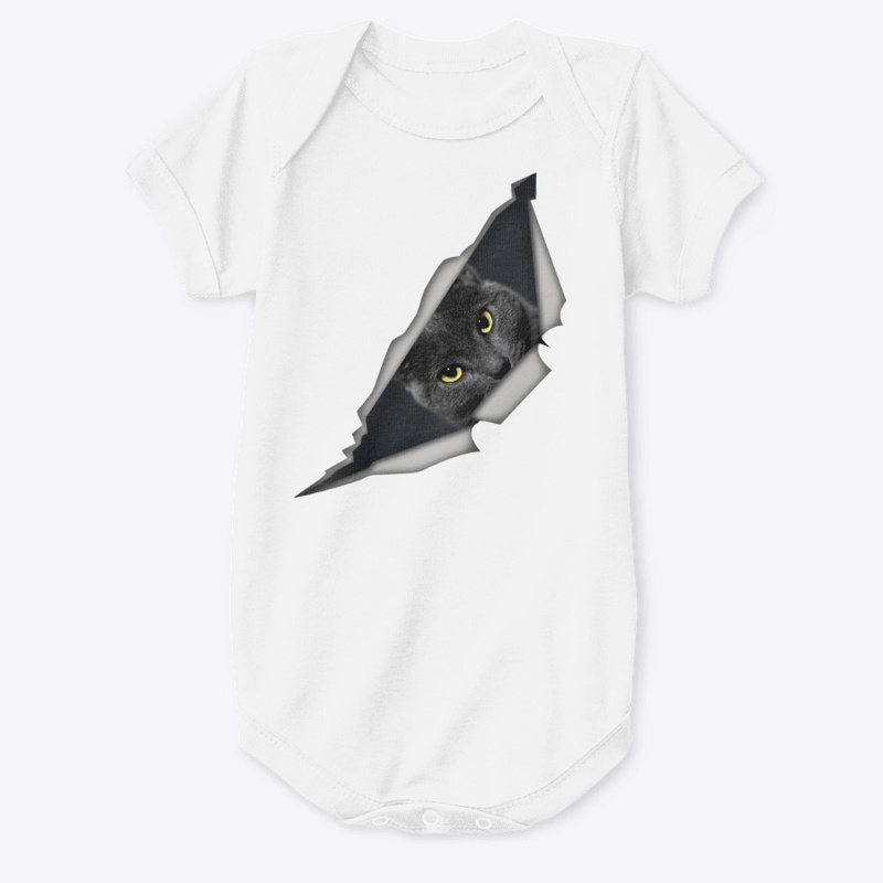 CAT BLACK STICKER