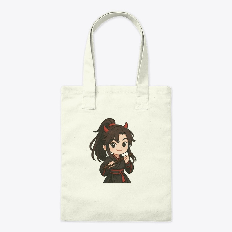 Wei Wuxian Chibi Art|Flute & Demon Horns