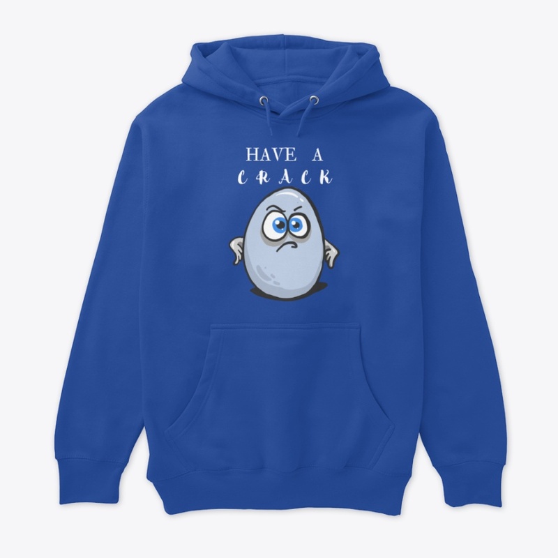 Angry Easter Egg - Have a crack White