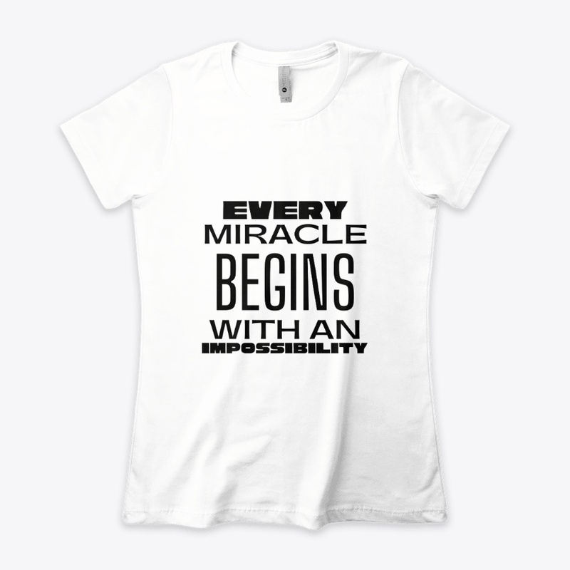 Every Miracle | Black Font