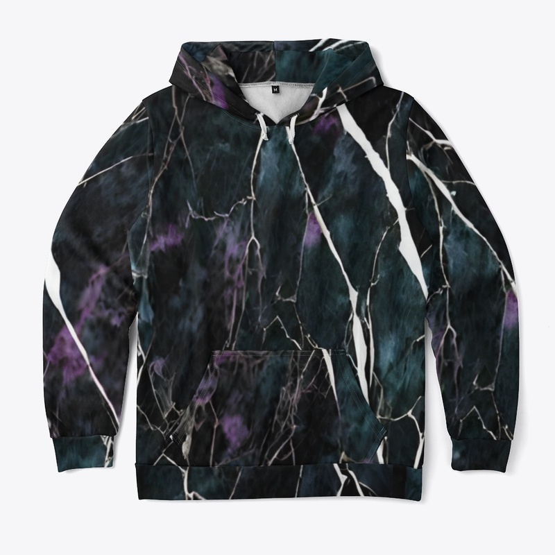 Digital Marble Unisex Hoodie.