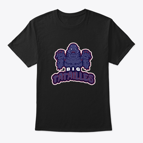 4 Th Of July Big Tatailles Black T-Shirt Front