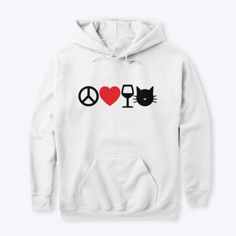 Peace, Love, Wine and Cats