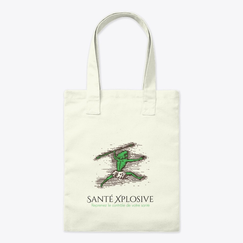 Sac en Toile Beige Santexplosive