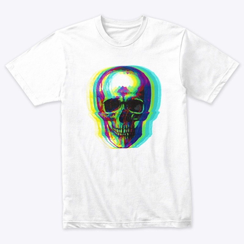 Trippy Skull Art