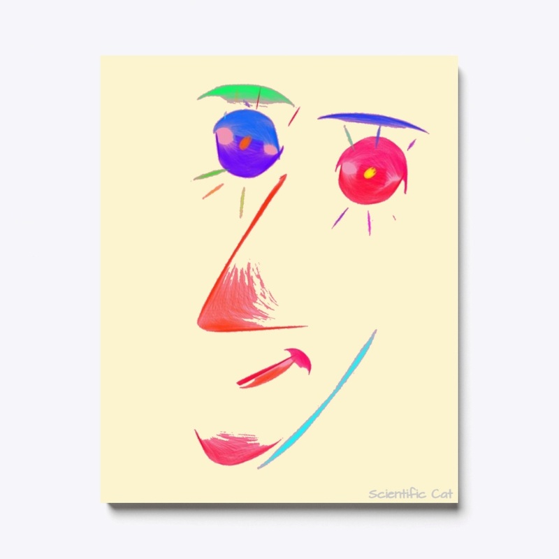 Canvas Print - "Vibes" by Scientific Cat
