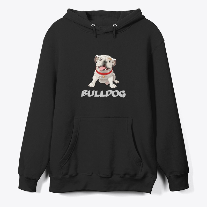 cheerful cartoon Bulldog