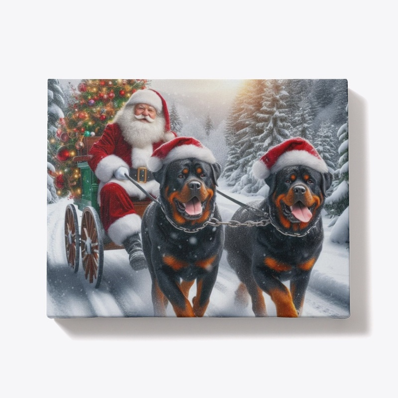 Rottweilers & Santa