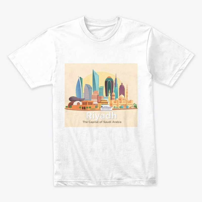 "Vibrant Riyadh Skyline T-Shirt/Mug"